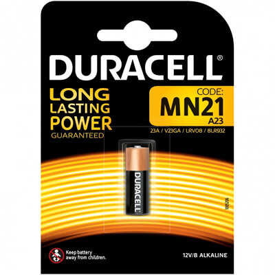 Элемент питания Duracell MN21 23A 12V BL1