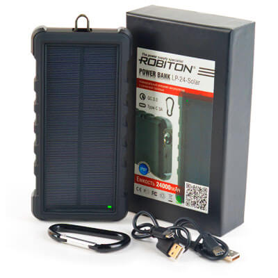 Robiton Power Bank LP-24-Solar 24000мАч 15205