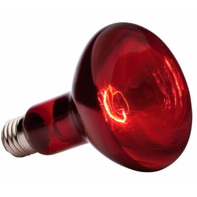 Лампа накаливания инфракрасная ИКЗК 250Вт Е27 Красная
